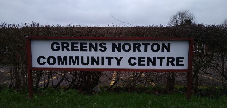 Green Norton Community Centre Sign